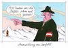 Cartoon: schlimme piefkes (small) by Andreas Prüstel tagged skisport,skiweltmeisterschaft,österreich,seefeld,deutsche,österreicher,anschluß,cartoon,karikatur,andreas,pruestel
