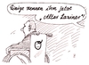 Cartoon: spitzname (small) by Andreas Prüstel tagged wolfgang,schäuble,flüchtlinge,lawine,schlawiner,spitzname,schwarze,null,cartoon,karikatur,andreas,pruestel