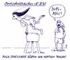 Cartoon: sportkopftuch (small) by Andreas Prüstel tagged schulen,muslima,lehrerinnen,lehrer,kopftuch,kopftuchverbot,sportunterricht,nrw,fortschritt,cartoon,karikatur,andreas,pruestel