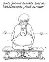 Cartoon: tante gertrud (small) by Andreas Prüstel tagged weltkulturerbe,unesco,arsch,der,welt,reisen,tante,cartoon,karikatur,andreas,pruestel