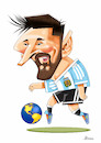Cartoon: Messi (small) by Ulisses-araujo tagged messi,lionel