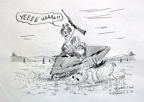 Cartoon: Yeee Haaaa! (medium) by Mike Dater tagged dater