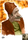 Cartoon: Ion Luca Caragiale (small) by handren khoshnaw tagged handren khoshnaw ion luca caragiale romania caricature