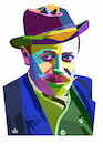 Cartoon: ion luca caragiale portrait (small) by handren khoshnaw tagged handren,khoshnaw,ion,luca,caragiale,romania,writer