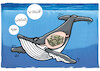 Cartoon: salaries in the belly of whale (small) by handren khoshnaw tagged handren,khoshnaw,political,cartoon,whale,salaries,kurdistan,iraq