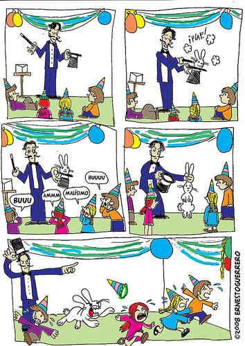 Cartoon: rabbit (medium) by ernesto guerrero tagged animals