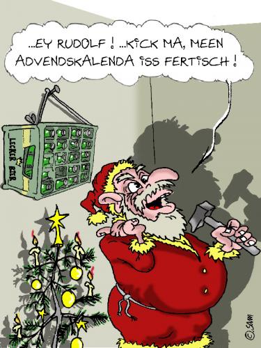 Cartoon: es wihnachtet sehr (medium) by sam tagged christmas,xmas,character,bund,sam,weihnacht,fest