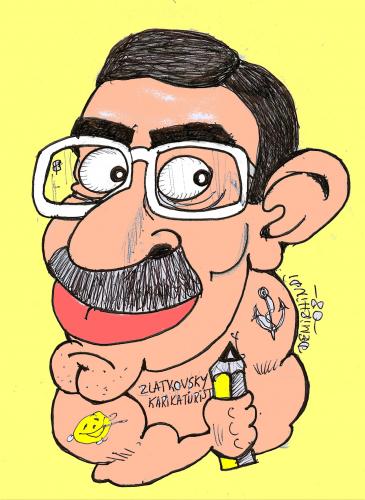 Cartoon: cartoon (medium) by demirhindi tagged portre