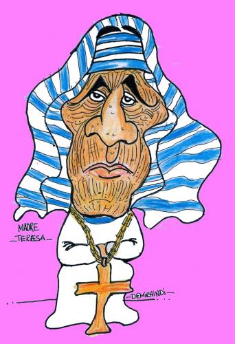 Cartoon: portre cartoon (medium) by demirhindi tagged demirhindi