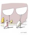 Cartoon: Nachtragen (small) by Mattiello tagged gedanken danken nachdenken nachtragen