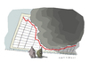Cartoon: Wolke (small) by Mattiello tagged aschenwolke vulkan island verluste einbussen