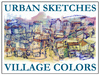 Cartoon: Village colors (small) by yalisanda tagged urban sketches village colors vietnam italy santimatti illustration design