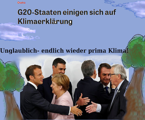 Cartoon: danke (medium) by ab tagged g20,politik,klima,besser,umwelt,verschmutzung,treibhaus,effekt