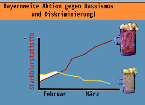 Cartoon: fastenzeit (medium) by ab tagged starkbier,dunkles,fastenzeit,bayern,trinken