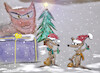 Cartoon: boxing day (small) by ab tagged uk,holiday,christmas,gift,tradition,cat,mice