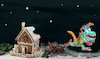 Cartoon: monsters everywhere (small) by ab tagged gingerbread,xmas,lebkuchen,haus,monster