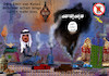 Cartoon: naher osten (small) by ab tagged katar,emir,islam,muslim,rauch,gaga,is