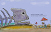 Cartoon: strandurlaub (small) by ab tagged ferien,meer,erholung,kinder,starnd,urlaub,tiere,sand