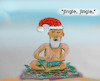Cartoon: the xmas guru (small) by ab tagged christmas branch guru belive meditation green