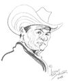 Cartoon: Tommy Lee (small) by ionutbucur tagged texas tommy lee jones cowboy