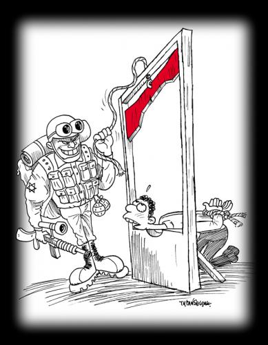 Cartoon: Gaza (medium) by Tufan Selcuk tagged war,israel,palestine,gaza