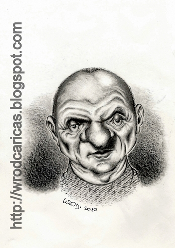 Cartoon: Anthony Hopkins (medium) by WROD tagged anthony,hopkins,dr,hannibal