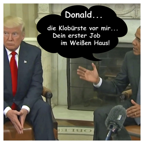 Cartoon: Ernüchterung nach der Wahl (medium) by Night Owl tagged donald,trump,us,president,election,votes,wahl,2016,präsident,weißes,haus