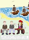 Cartoon: Schutz von Geschäftsgeheimnissen (small) by paparazziarts tagged geschäftsgeheimnissen,piraterie,geistiges,eigentum