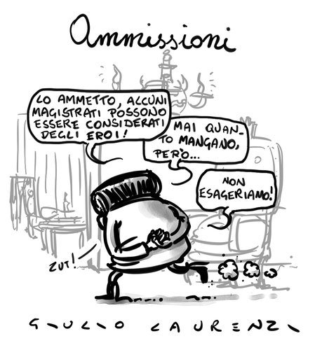 Cartoon: Ammissioni (medium) by Giulio Laurenzi tagged ammissioni,italy