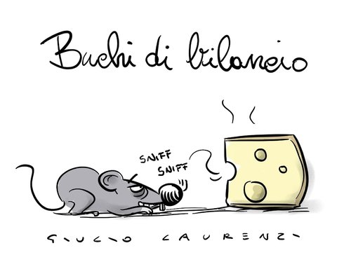 Cartoon: Buchi (medium) by Giulio Laurenzi tagged buchi