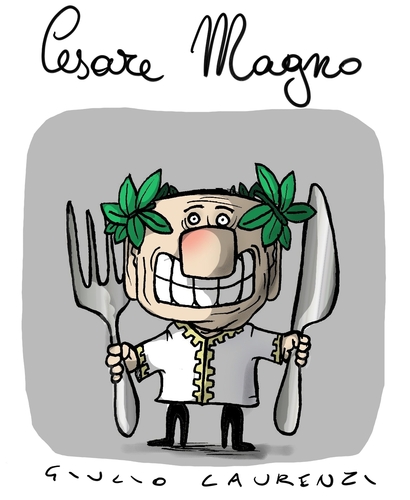 Cartoon: Cesare Magno (medium) by Giulio Laurenzi tagged cesare,magno,berlusconi