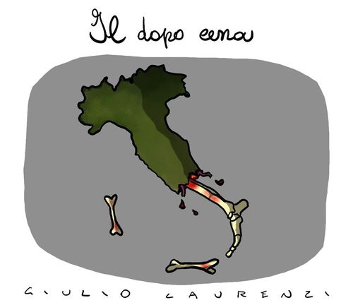 Cartoon: Il dopo cena (medium) by Giulio Laurenzi tagged dopo,cena,italia