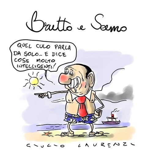 Cartoon: il polpo Silvio (medium) by Giulio Laurenzi tagged silvio,berlusconi,italia,italy