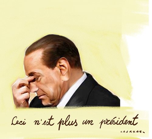Cartoon: Pipe e Presidenti (medium) by Giulio Laurenzi tagged pipe,presidenti,berlusconi,italy