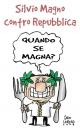 Cartoon: Silvio Magno (small) by Giulio Laurenzi tagged politics
