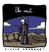 Cartoon: The wait (small) by Giulio Laurenzi tagged wait death