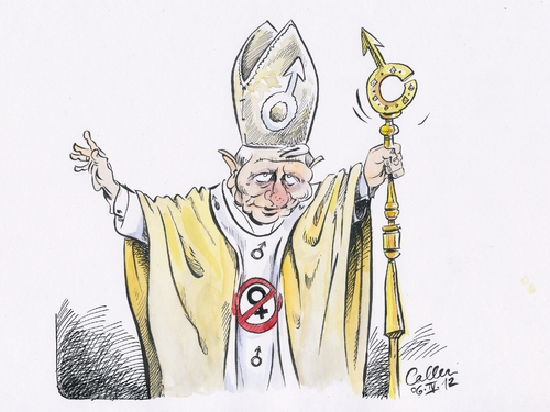 Cartoon: An Ostern nichts Neues (medium) by Paolo Calleri tagged vatikan,papst,benedikt,16,joseph,ratzinger,reformer,reformen,reformwünsche,frauen,priesteramt,absage,reformorientiert,katholiken,katholische,kirche,priesterinitiative,vatikan,benedikt,papst,ratzinger,reformer,reformwünsche,frauen,priesteramt,absage