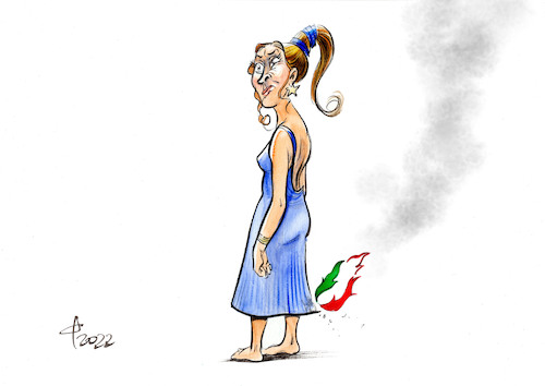 Cartoon: Brandgefährlich (medium) by Paolo Calleri tagged eu,italien,parlamentswahlen,wahlen,demokratie,faschismus,nationalismus,meloni,rechtsextrmisten,fratelli,fi,karikatur,cartoon,paolo,calleri,eu,italien,parlamentswahlen,wahlen,demokratie,faschismus,nationalismus,meloni,rechtsextrmisten,fratelli,fi,karikatur,cartoon,paolo,calleri