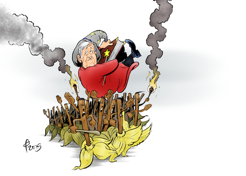 Cartoon: Die Geister die ich rief (medium) by Paolo Calleri tagged statistik,deutschland,berlin,innenministerium,bundesinnenministerium,bundesinnenminister,horst,seehofer,csu,populismus,fluechtlinge,fluechtlingspolitik,rechtspopulistisch,fremdenfeindlich,juden,rassistisch,politisch,motive,bundeskriminalamt,anstieg,gewalt,nationalismus,rechtsextremismus,rechtsextremisten,karikatur,cartoon,paolo,calleri,die,statistik,deutschland,berlin,innenministerium,bundesinnenministerium,bundesinnenminister,horst,seehofer,csu,populismus,fluechtlinge,fluechtlingspolitik,rechtspopulistisch,fremdenfeindlich,juden,rassistisch,politisch,motive,bundeskriminalamt,anstieg,gewalt,nationalismus,rechtsextremismus,rechtsextremisten,karikatur,cartoon,paolo,calleri