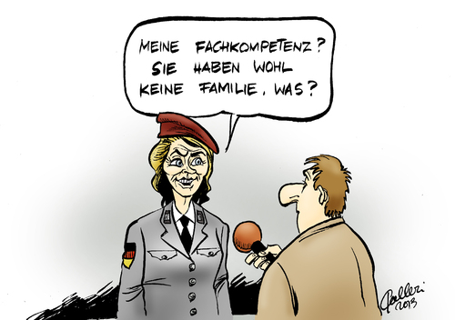 Cartoon: Fachkompetenz (medium) by Paolo Calleri tagged deutschland,bundestagswahl,2013,spd,cdu,csu,große,koalition,ursula,von,der,leyen,bundesverteidigungsministerium,verteidigung,minister,mutter,familie,bundeswehr,fachkompetenz,karikatur,cartoon,paolo,calleri,deutschland,bundestagswahl,2013,spd,cdu,csu,große,koalition,ursula,von,der,leyen,bundesverteidigungsministerium,verteidigung,minister,mutter,familie,bundeswehr,fachkompetenz,karikatur,cartoon,paolo,calleri