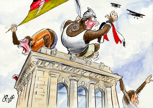 Cartoon: Filmreifes Affentheater (medium) by Paolo Calleri tagged deutschland,corona,demonstrationen,demo,hygiene,abstand,querdenker,aluhut,impfgegner,rechtsradikale,nazis,reichskriegsflaggen,reichstag,polizei,demokratie,parlament,maskengegner,leugner,gegner,unterwanderung,freiheit,frieden,covid,19,karikatur,cartoon,paolo,calleri,deutschland,corona,demonstrationen,demo,hygiene,abstand,querdenker,aluhut,impfgegner,rechtsradikale,nazis,reichskriegsflaggen,reichstag,polizei,demokratie,parlament,maskengegner,leugner,gegner,unterwanderung,freiheit,frieden,covid,19,karikatur,cartoon,paolo,calleri