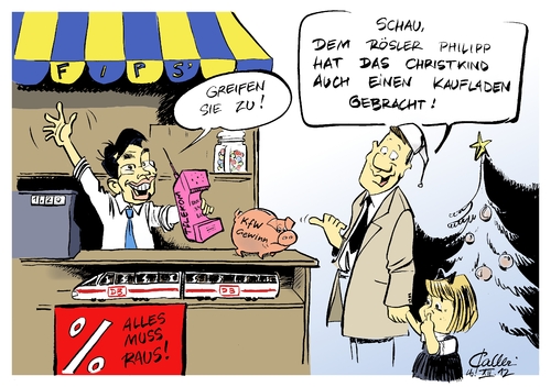 Cartoon: Kaufladen (medium) by Paolo Calleri tagged philipp,rösler,fdp,positionspapier,bundeswirtschaftsminister,bundeshaushalt,entlastung,wirtschaftsunternehmen,finanzinstitute,haushalt,2016,ausschüttung,gewinne,kfw,telekom,deutsche,bahn,post,flughäfen,beteiligung,staat,bund,staatsbeteiligung,philipp,rösler,fdp,positionspapier,bundeswirtschaftsminister,bundeshaushalt,entlastung,wirtschaftsunternehmen,finanzinstitute,haushalt,2016,ausschüttung,gewinne,kfw,telekom,deutsche,bahn,post,flughäfen,beteiligung,staat,bund,staatsbeteiligung