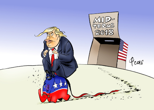 Cartoon: Riesiger Erfolg (medium) by Paolo Calleri tagged us,usa,midterms,wahlen,repraesentantenhaus,praesident,donald,trump,mehrheit,verlust,senat,macht,regieren,demokraten,republikaner,minderheiten,schwarze,immigration,karikatur,cartoon,paolo,calleri,us,usa,midterms,wahlen,repraesentantenhaus,praesident,donald,trump,mehrheit,verlust,senat,macht,regieren,demokraten,republikaner,minderheiten,schwarze,immigration,karikatur,cartoon,paolo,calleri