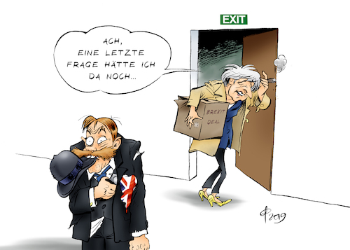 Cartoon: Ruhe sanft_ Mrs.Columbo (medium) by Paolo Calleri tagged eu,uk,gb,premierministerin,theresa,may,unterhaus,parlament,brexit,deal,abstimmungen,abgeordnete,parlamentarier,tories,labour,hard,soft,no,abkommen,austritt,gemeinschaft,europa,wirtschaft,politik,medien,film,fernsehen,tv,peter,falk,columbo,karikatur,cartoon,paolo,calleri,eu,uk,gb,premierministerin,theresa,may,unterhaus,parlament,brexit,deal,abstimmungen,abgeordnete,parlamentarier,tories,labour,hard,soft,no,abkommen,austritt,gemeinschaft,europa,wirtschaft,politik,medien,film,fernsehen,tv,peter,falk,columbo,karikatur,cartoon,paolo,calleri