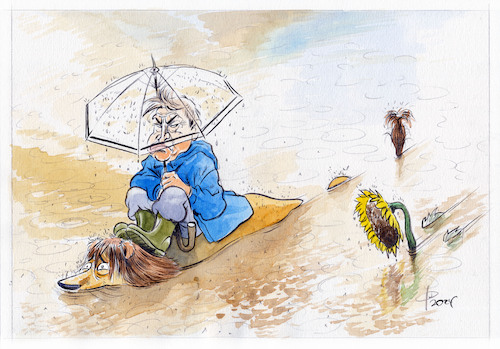 Cartoon: Und wie vorwurfsvoll sie mich... (medium) by Paolo Calleri tagged deutschland,sueddeutschland,bayern,dauerregen,hochwasser,klima,klimawandel,ministerpraesident,soeder,umweltschutz,hochwasserschutz,dammbruch,gruene,wahlen,wahlkampf,karikatur,cartoon,paolo,calleri,deutschland,sueddeutschland,bayern,dauerregen,hochwasser,klima,klimawandel,ministerpraesident,soeder,umweltschutz,hochwasserschutz,dammbruch,gruene,wahlen,wahlkampf,karikatur,cartoon,paolo,calleri