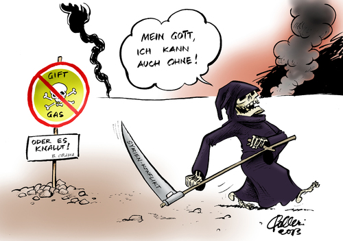 Cartoon: Weitermachen (medium) by Paolo Calleri tagged usa,syrien,konflikt,krieg,militärschlag,giftgasangriff,chemiewaffen,giftgasbestände,internationale,kontrolle,rebellen,tod,karikatur,paolo,calleri,usa,syrien,konflikt,krieg,militärschlag,giftgasangriff,chemiewaffen,giftgasbestände,internationale,kontrolle,rebellen,tod,karikatur,paolo,calleri