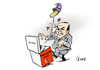 Cartoon: Schlappe für Erdogan (small) by Paolo Calleri tagged tuerkei,praesident,recep,tayyip,erdogan,parlamentswahl,parteien,hdp,kurdisch,links,einzug,parlament,abstrafung,wahlen,waehler,islamisch,konservativ,akp,schlappe,demokratie,karikatur,cartoon,paolo,calleri
