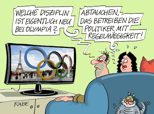 Cartoon: Abtauchen (medium) by RABE tagged olympiade,sommerspiele,sport,paris,cartoon,karikatur,pressezeichnung,farbcartoon,tagescartoon,treppchen,podest,siegerehrung,siegerpodest,hund,herrchen,training,ringe,fische,seine,fluß,luftblasen,abtaucher,taucher,regierung,ampelregierung,politiker,abgeordnete,disziplin,olympiade,sommerspiele,sport,paris,cartoon,karikatur,pressezeichnung,farbcartoon,tagescartoon,treppchen,podest,siegerehrung,siegerpodest,hund,herrchen,training,ringe,fische,seine,fluß,luftblasen,abtaucher,taucher,regierung,ampelregierung,politiker,abgeordnete,disziplin