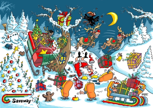 Cartoon: Adventskalender (medium) by RABE tagged weihnachten,advent,adventskalender,winte,schnee,weihnachtsmann,saveway,rabe,ralf,böhme,cartoon,karikatur,pressezeichnung,farbcartoon,tagescartoon,türchen,weihnachtmann,fensterchen,schlitten,rentiere,geschenke,weihnachten,advent,adventskalender,winte,schnee,weihnachtsmann,saveway,rabe,ralf,böhme,cartoon,karikatur,pressezeichnung,farbcartoon,tagescartoon,türchen,weihnachtmann,fensterchen,schlitten,rentiere,geschenke