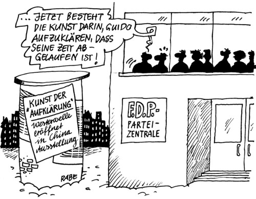 Cartoon: Aufklärung (medium) by RABE tagged fdp,westerwelle,brüderle,parteivorstand,parteizentrale,rücktritt,abwahl,diskussion,euro,krise,kunst,guido,aufklärung,aufklärungsbedarf,zeit,china,peking,kunstausstellung,neuordnung,außenminister,parteispitze,präsidiumssitzung,parteitag,bundesregierung,landesregierung,nationalmuseum,menschenrechte,litfaßsäule,haus,menschen,männer,frauen,wrebeplakat,parteispitze,präsidiumsmitglied,fdp,westerwelle,außenminister,brüderle,bundesregierung,merkel,rücktritt,führungswechsel,kunst,aufklärung